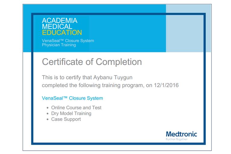 Certificate AYB 2016