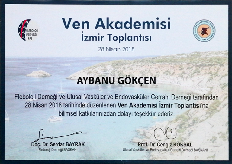 Ven Akademisi (Konuşmacı) Nisan 2018 (İzmir)