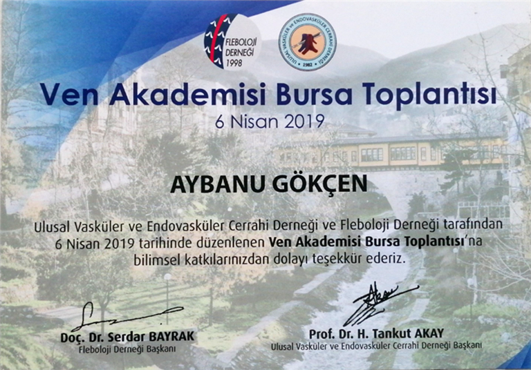 Ven Akademisi (Konuşmacı) Nisan 2019 (Bursa)